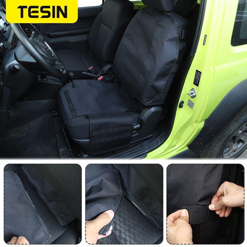 TESIN укладка и уборка для Suzuki Jimny JB74, сумка для хранения автомобильного сиденья, аксессуары для Suzuki Jimny