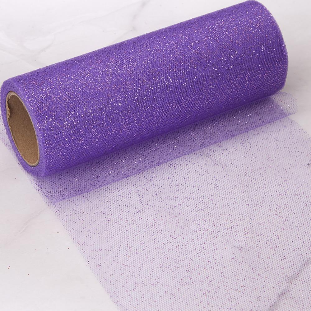 Блестящая марля с пайетками Сетчатая ткань DIY Ткань-сетка с пайетками Новые рулоны тюля Детский душ