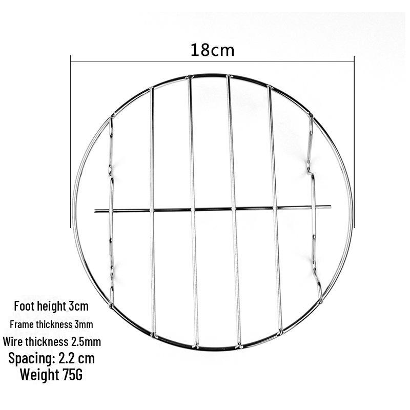 15-25 см нержавеющая сталь антимагнитная подставка для варки овощей на пару