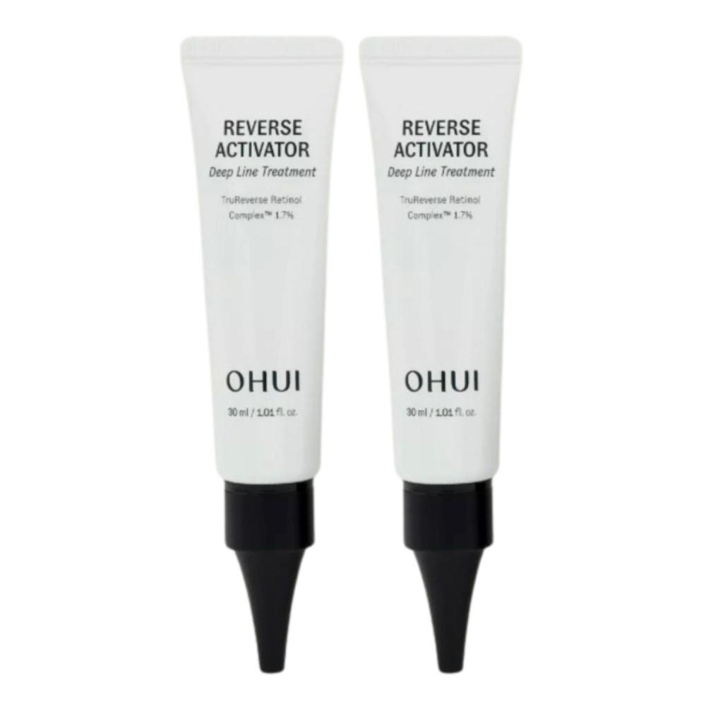 Ohui Reverse Activator Deep Line Treatment 30мл – Целевая сыворотка против морщин для глубоких линий и упругости, корейский уход за зрелой кожей