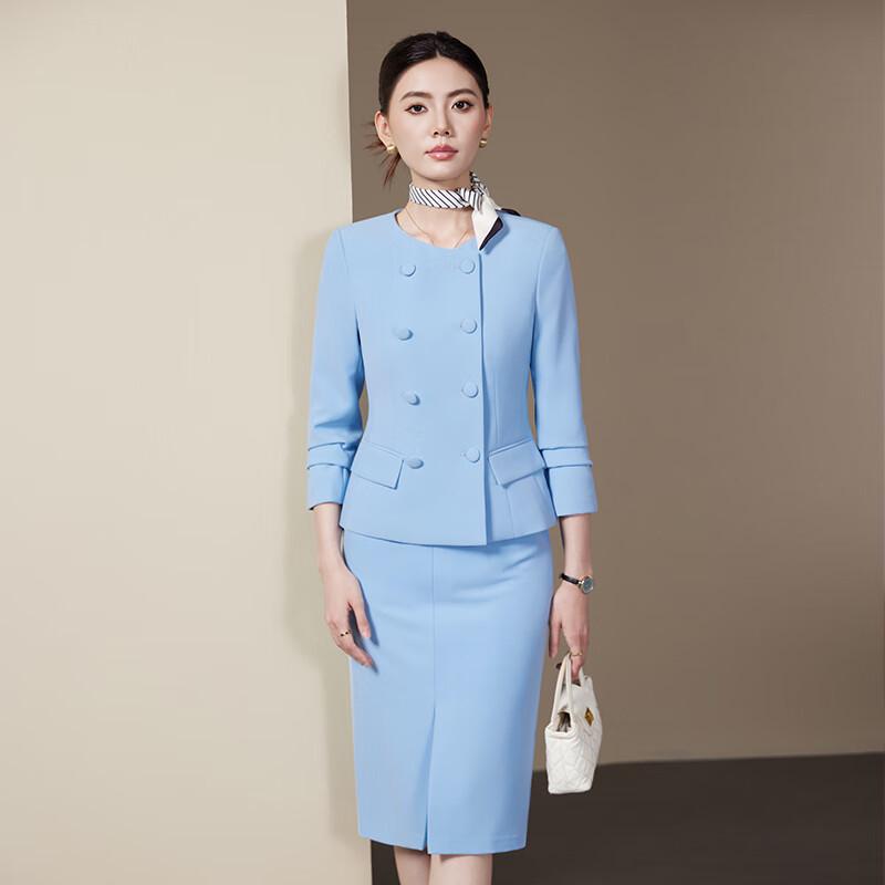 Женский элегантный профессиональный костюм-двойка