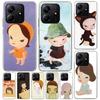 Y-Yoshitomo Nara Чехол для телефона Xiaomi Redmi Note 14 13 12S 12 11 Pro Plus 11S 10S 10 11E 11T + 9S 9 Печать Coque