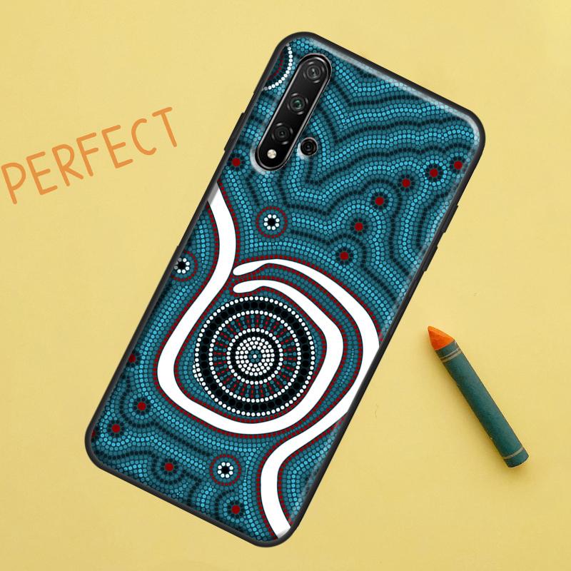 Печать с изображением искусства коренных народов Для Huawei Nova 12s 11i 7i 8i 12i Y73 Y70 Y90 Y60 Y72 Y61 Y91 9 10 SE P40 Lite P30 Pro Чехол