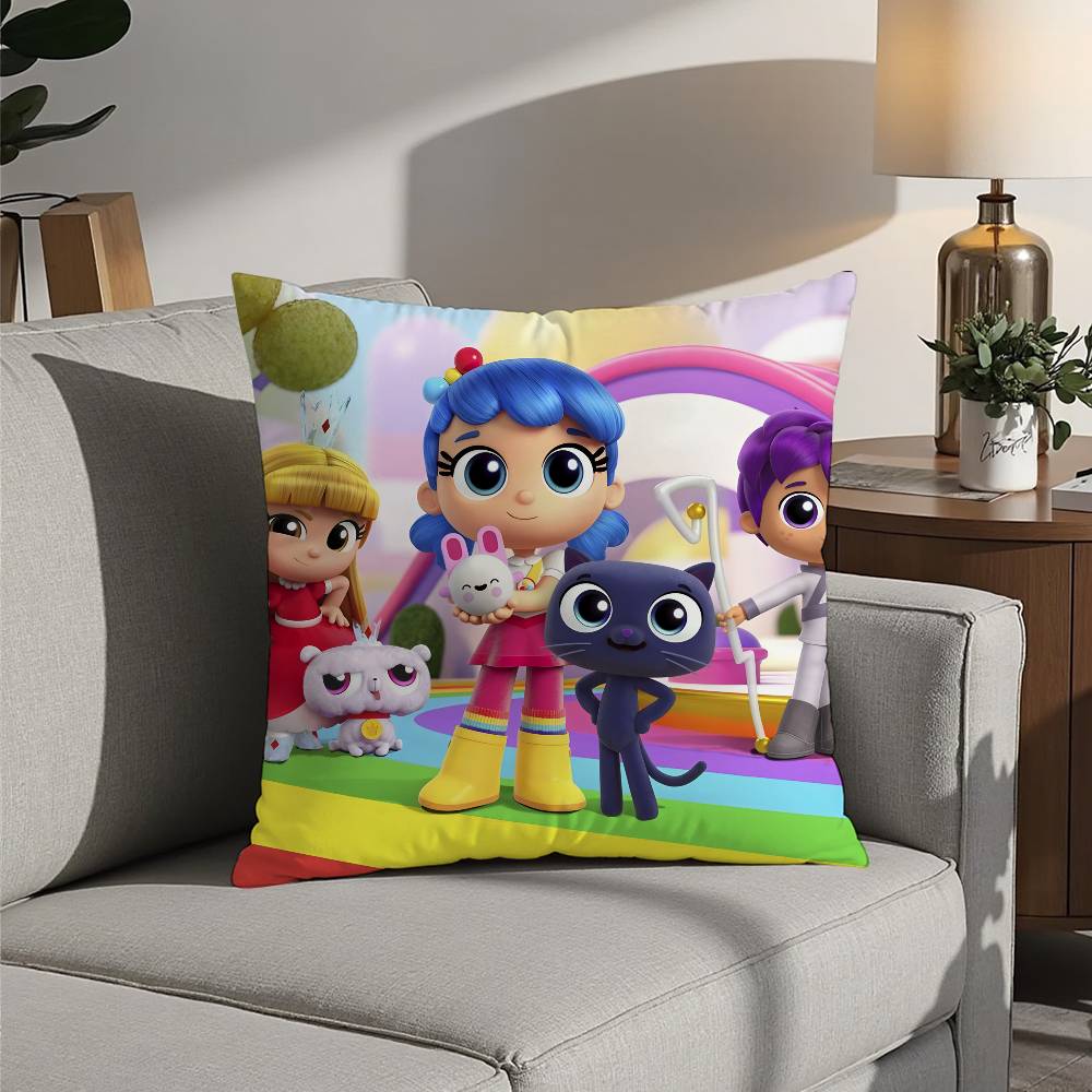 Наволочка для подушки Т-Истинная и Королевство Радуги, квадратная, двусторонняя печать, чехол для подушки для дивана, домашнего декора спальни, подарок