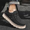 Мужская обувь из спилка, мужская повседневная обувь, новые модные мужские туфли для вождения, мужские туфли на плоской подошве со шнуровкой, удобная обувь