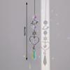 Crystal Suncatcher Sun Moon Tree Wind Chime Prisms Hanging Angel Butterfly Pendants Rainbow Chaser Garden Decor Window Drop Bell