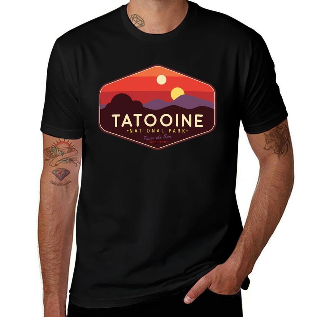 Tatooine National Park Twice The Fun Twice The Fun Tshirt Cotton Tshirt Plain For Unisex Package Tshirt