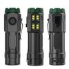 3 шт. мощный мини-светодиодный фонарик супер яркий карманный фонарик перезаряжаемый походный фонарик с хвостовым магнитом для наружного кемпинга