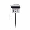 Waterproof Solar Address Sign Light Multifunctional 3-Color Ambience Lamp Outdoor Solar Address Light In-Ground Stake Mounted