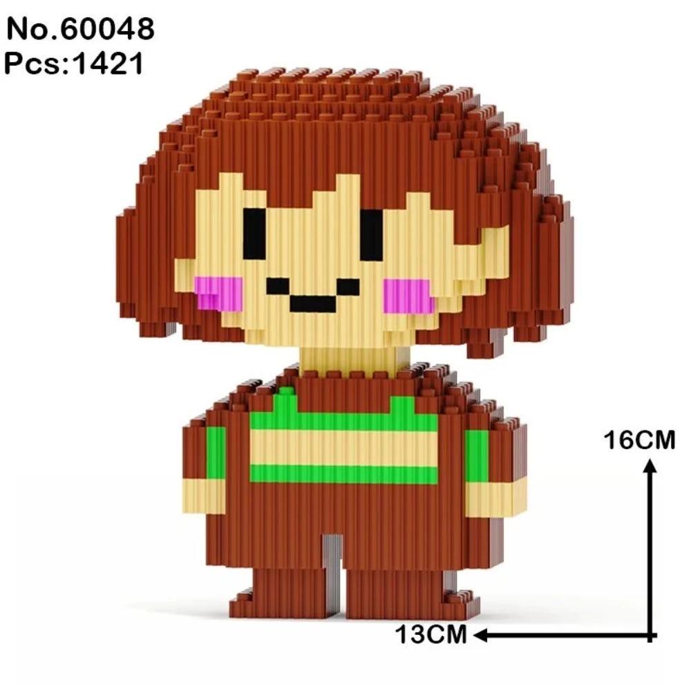 Undertale Санс Строительные Блоки Крест Кошмар Жнец Чернила Сон Скелет Монстр ABS Кубики Кукла Магические Блоки Игрушки Рождественский Подарок