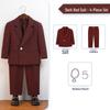 Boy's Handsome British-Style Formal Birthday Suit & Blazer for Photography and Flower Boy