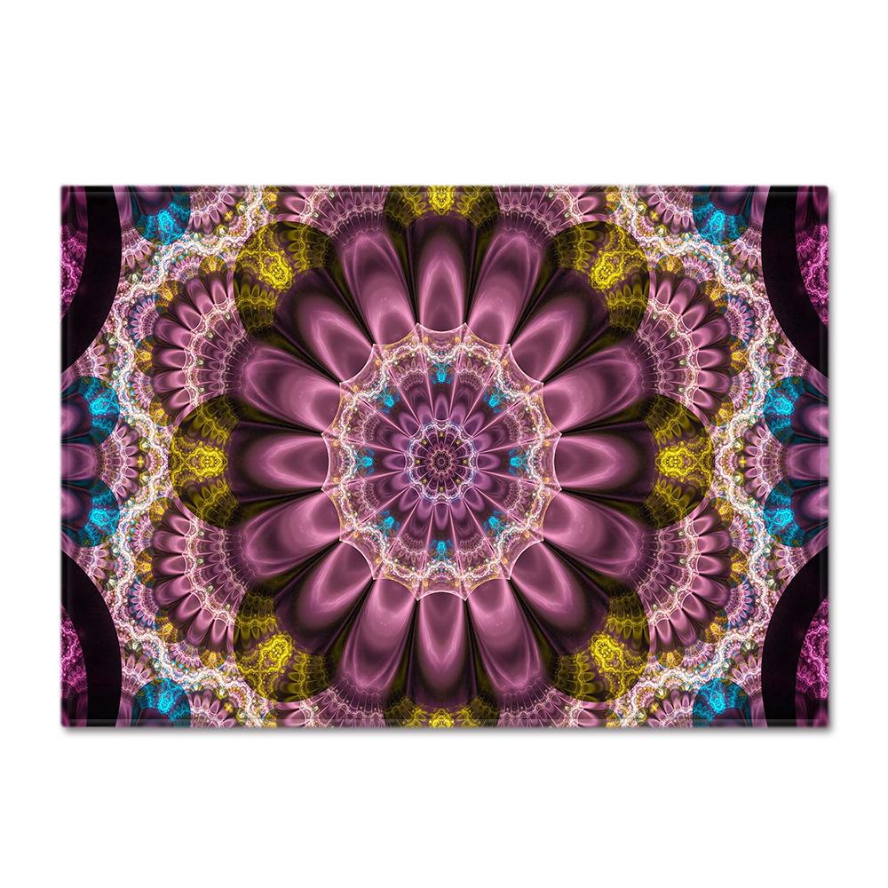 Крутой ковер с цветочным узором для гостиной, кухни, прихожей, напольный коврик с узором