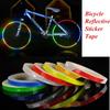 Motorcycle Cycling Accessories Security Warning Tape Wheel Rim Decal Bike Reflective Stickers