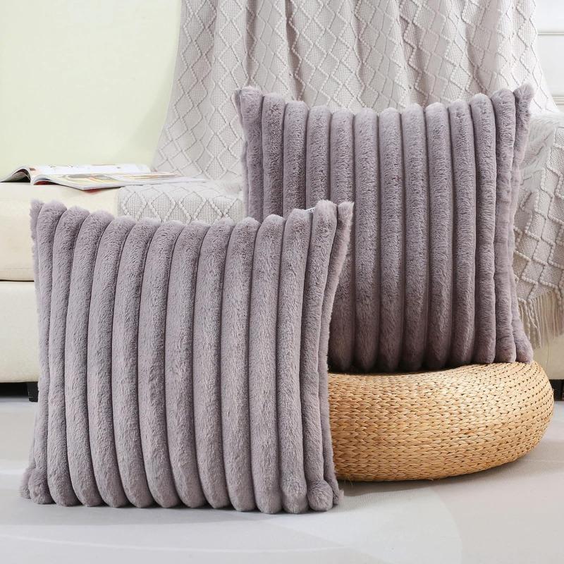 Super Soft Plush Pillow Case Winter Throw Cushion Cover for Sofa and Bedside Living Room Nordic Decorations Rectangle Cover