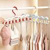 Foldable Wall Hook Rack Wave Shaped Multifunctional Storage Rack New Hanger Rack  Lingerie