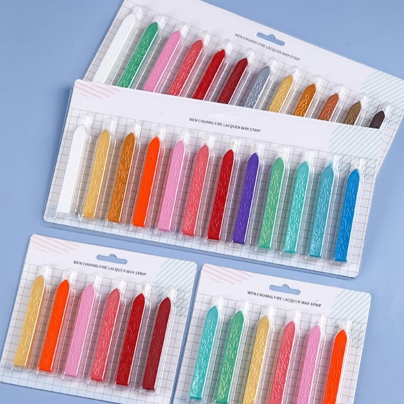 6 шт. Сургучная палочка, Сургучная палочка с фитилем для печати сургучной печатью, Свадебные приглашения, Украшения для упаковки