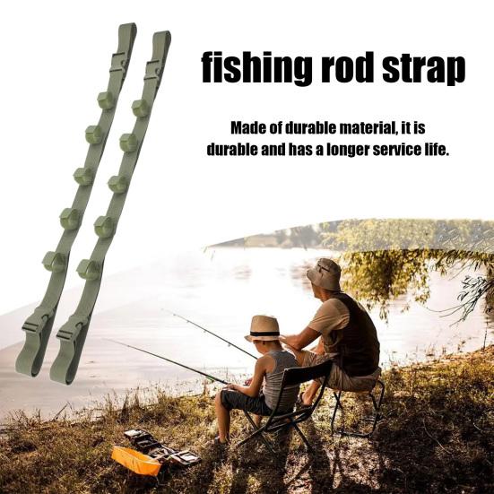 2 шт. автомобильный держатель удочки 5 петель регулируемый сверхмощный автомобиль внедорожник грузовик фургоны стойка для удочки ремень для хранения фиксирующий ремень-органайзер