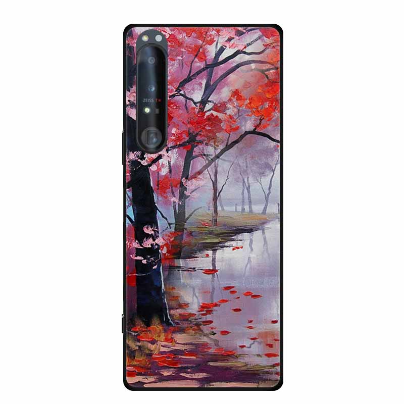 Крутой силиконовый чехол для Sony Xperia 1 V Чехол с принтом Модный мягкий задний чехол для Sony Xperia 1V Чехол Защитные мультяшные оболочки