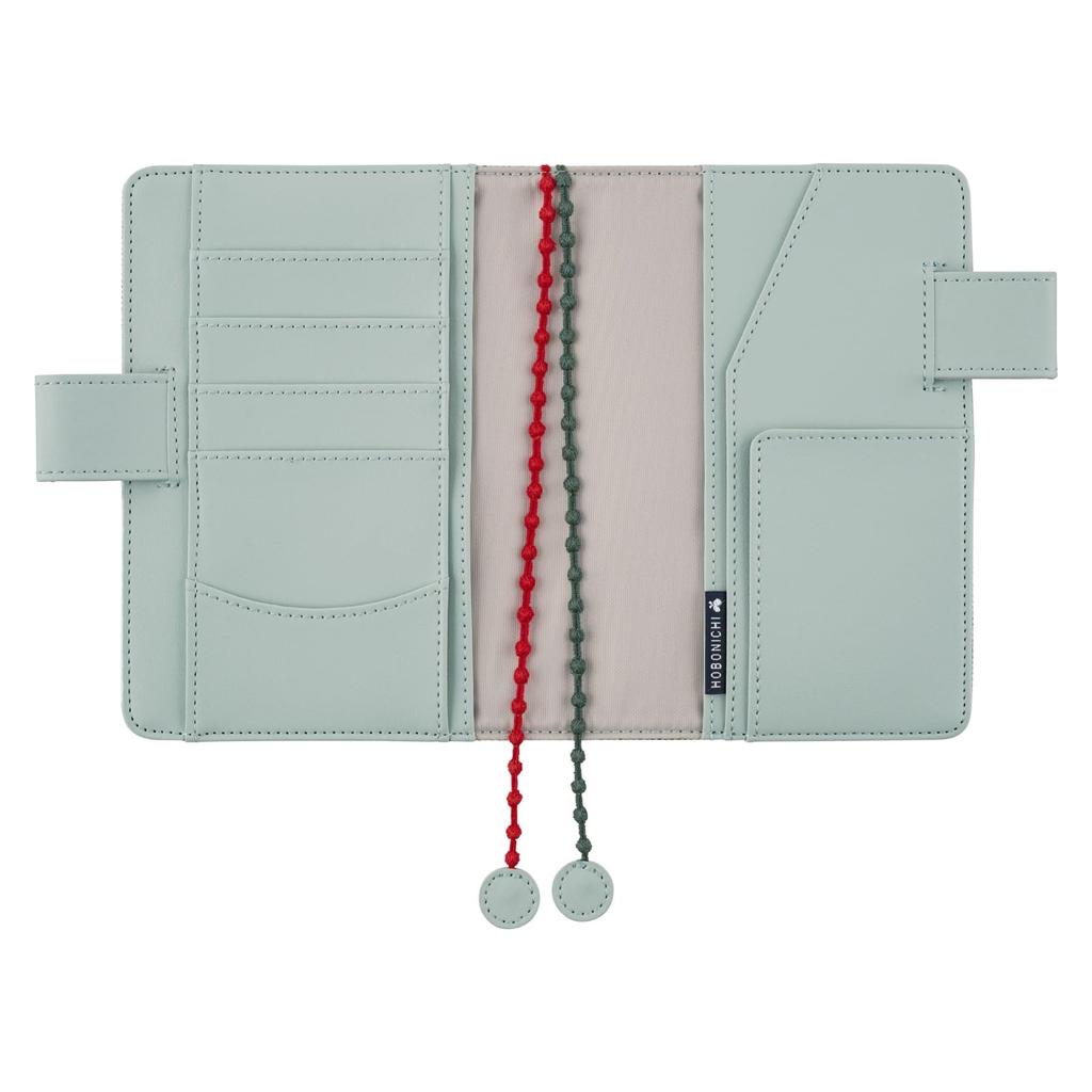 Hobonichi Techo Обложка для блокнота оригинального размера Mina berry (A6) Перхонен/светлый (зеленый)