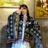 Shawl Tassel Lijiang Travel Warm Scarf Women'S Cape Cloak Outside