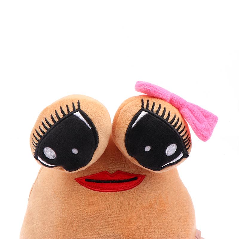 Аниме Игра Плюшевые Игрушки Кавайный Мультфильм Мой Питомец Инопланетянин Поу Плюшевые Тапочки Мягкая Мягкая Кукла Подушка Дети День Рождения Gif