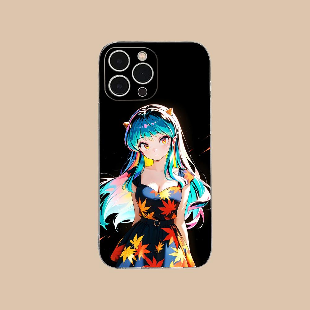 Чехол для мобильного телефона Urusei Yatsura Lum для iPhone 17 16 15 14 13 12 11 X XR XS Air Pro Max Plus Mini Прозрачный Цветной Чехол Красивый