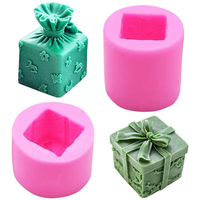 Силиконовые формы для свечей Diy 3D Мыло Ремесло Смола Формы Подарочная коробка Инструменты для украшения