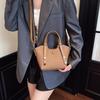 Bag Women's Premium Bucket Bag 2025 New Fashion Versatile Handbag Temperament Shoulder Crossbody Bag