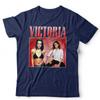 Графичная футболка Victoria Beckham Винтажный стиль Модная футболка Spice Girls Унисекс