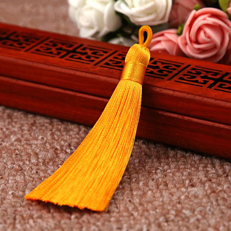Creative Crafts 1PC/1Pair New Hot DIY 8cm Jewelry Accessories Bookmark High Quality 25 Colors Handmade Bohemia Long Silk Tassel for Earrings