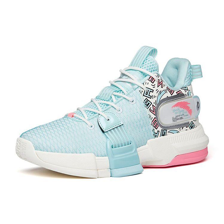 Anta Light Crazy 2 Mesh Shock Absorption Non-Slip Waterproof Low-Top Basketball Shoes Men Sneakers Blue 112141640S-3