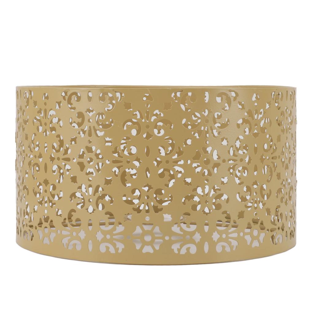 Настольный абажур Полый Железный Изысканный Декоративный Абажур для E27 E14 Торшеры Люстры Желтый