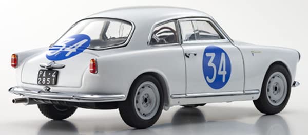 Kyosho Original Alfa Romeo Giulietta SV Targa Florio 1960 1/18 #34 (Finished Model)