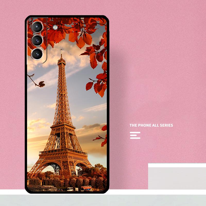 Paris Eiffel Tower Phone Case For Samsung Galaxy S24 S26 Ultra S20 S21 S22 S23 S25 Plus S10 S25 FE Cover Coque