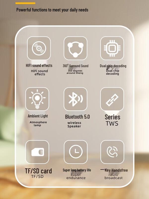 DW06 Smart Bluetooth Speaker & Alarm Clock