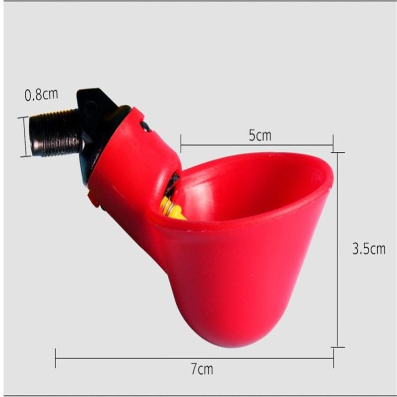 20 шт., автоматическая поилка для птицы, чашки для питья воды для кур, голубей, птиц, перепелов