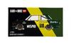 Модель автомобиля True Scale Miniatures, совместимая с Datsun Street 510 Racing V2 Green Nismo, литая модель автомобиля Kaido House KHMG131 – черный, желтый, 1/64