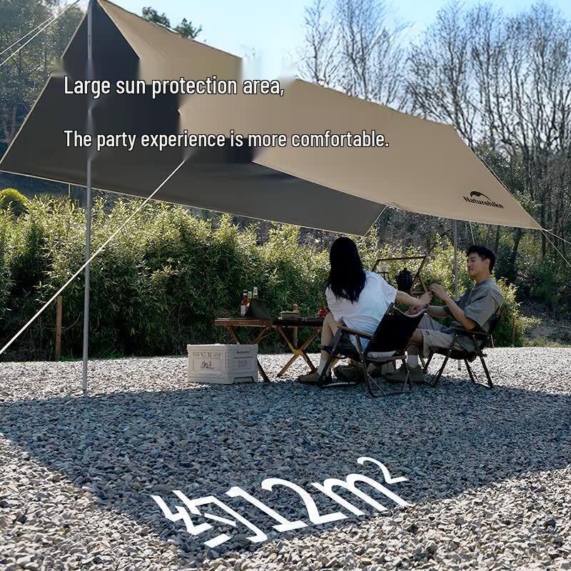 Naturehike Cloud Sky Black Vinyl Camping Tarp