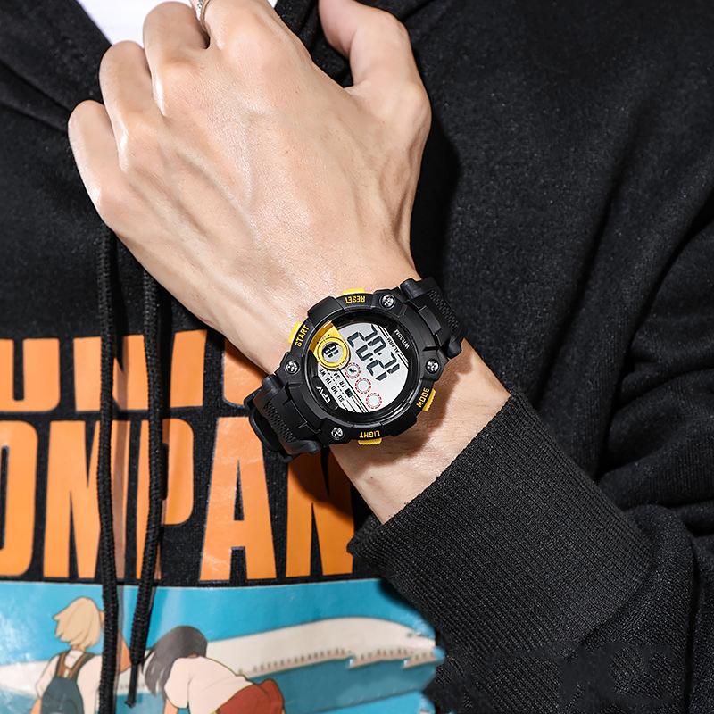 Лучший бренд, роскошные мужские цифровые часы, водонепроницаемые военные наручные часы, секундомер, спортивные часы для мужчин, часы