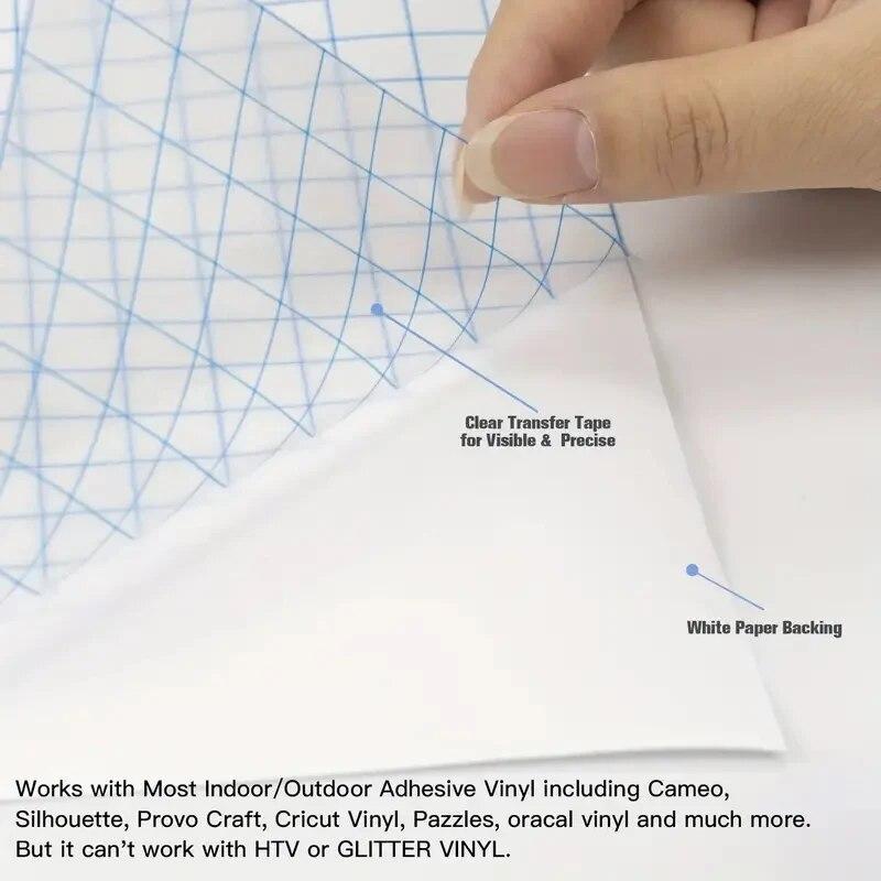 Четырехцветный самоклеящийся прозрачный ПВХ, переводная лента, позиционирующая переводная пленка, винил, наклейки для поделок, знаки, наклейки на окна