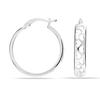Sterling Silver Jewelry SMALL Heart Filigree Light-Weight Click-Top Hoop Earrings for Women Girls