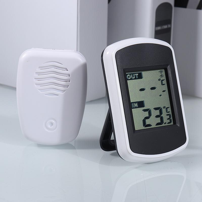 Wireless LCD Electronic Indoor Outdoor Weather Station Digital Thermometer Temperature Sensor