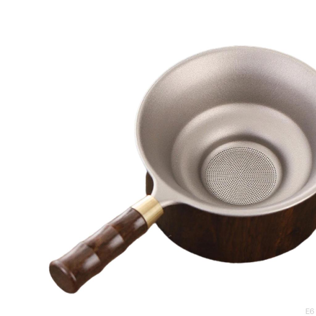 Чайный инфузор из тонкой сетки Прочный титановый фильтр для кухни, спальни, дома