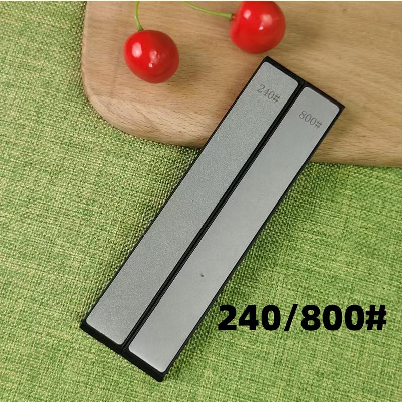 Алмазные Золотые Точильные Камни, Набор для Заточки Ножей с Фиксированным Углом, Профессиональный Набор Точильных Камней с Подставкой, Бытовой Точильный Камень