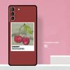 Cherry Pattern Phone Case For Samsung Galaxy S24 S26 Ultra S20 S21 S22 S23 S25 Plus S10 S25 FE Cover Coque