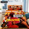 Пододеяльник Наволочка Комплект постельного белья Franks Blonds Oceans Взрослый Мальчик Девочка Украшение спальни Дети Подарок Односпальный Двуспальный Большой размер