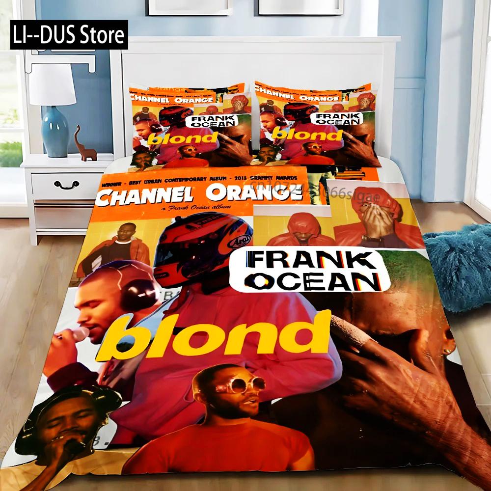 Пододеяльник Наволочка Комплект постельного белья Franks Blonds Oceans Взрослый Мальчик Девочка Украшение спальни Дети Подарок Односпальный Двуспальный Большой размер