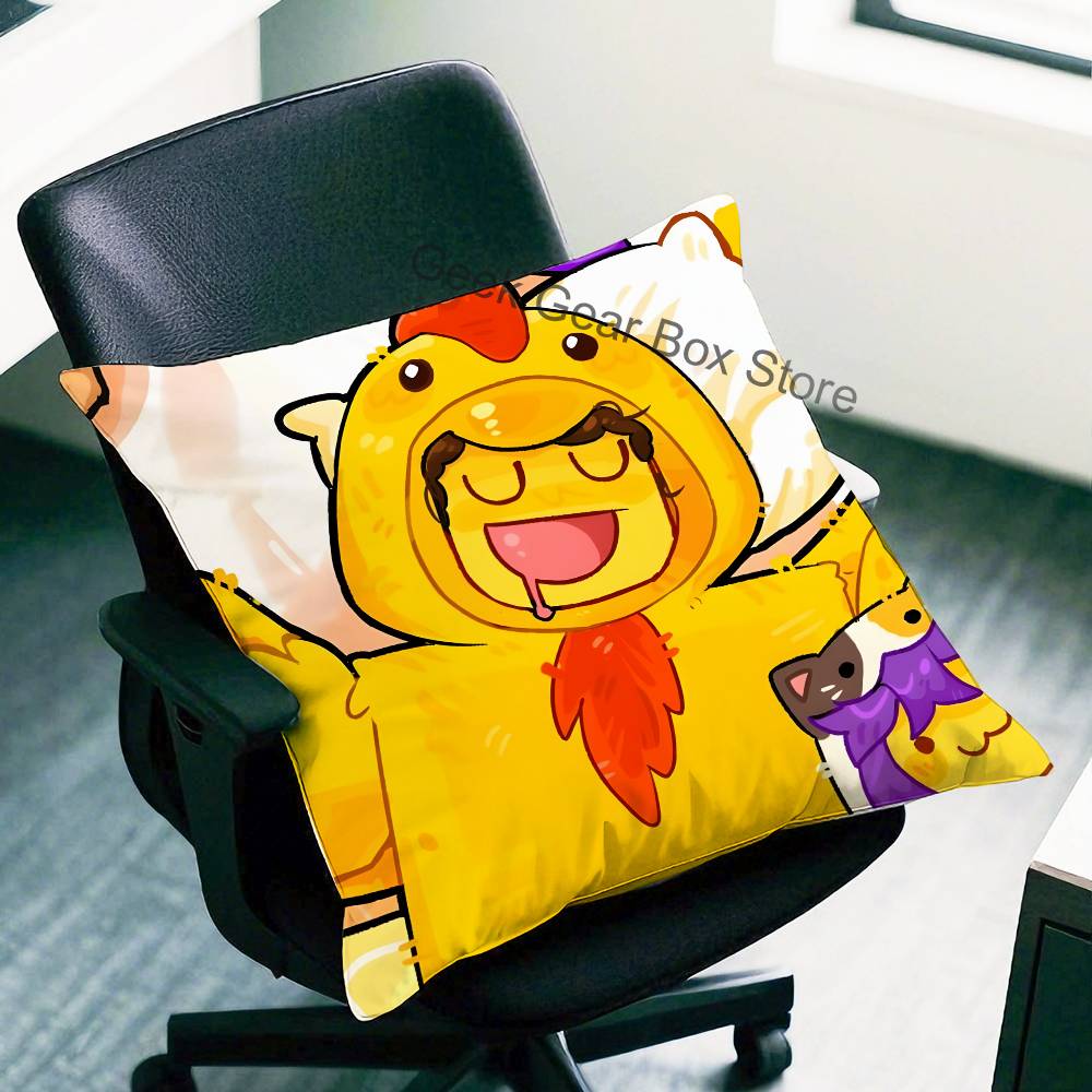 Game S-Shed-Letskys Pillow Case Plush Pillow Cases Home Decoration Pillow Cover For Sofa Bed Chair Living Room