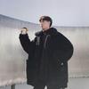 Хлопковое толстое пальто из овечьей шерсти, мужская зимняя стеганая куртка, винтажная студенческая теплая куртка в корейском стиле, мужская одежда