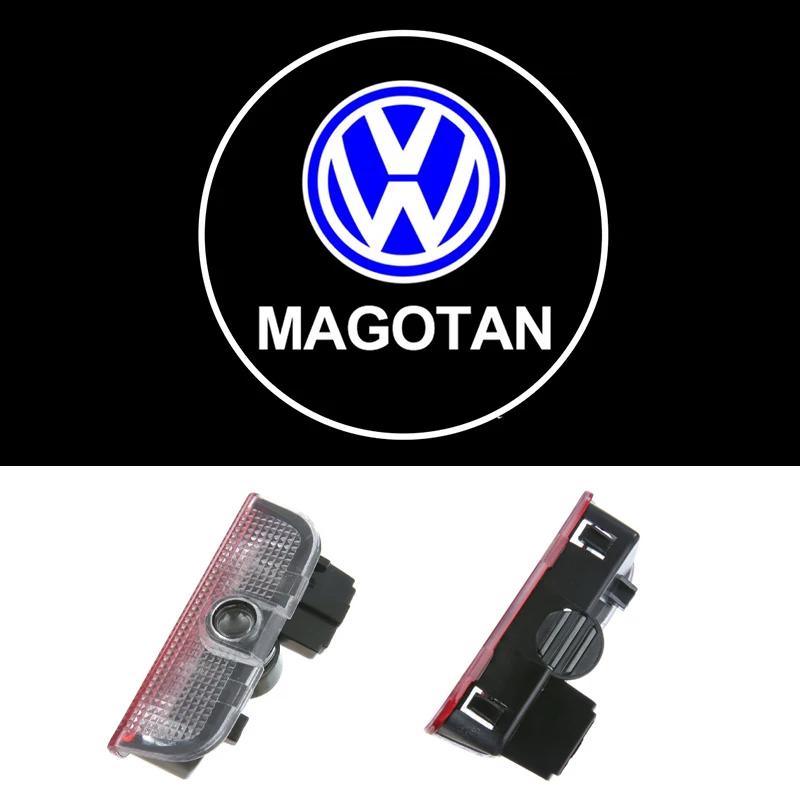 2026 Hot For VW VOLKSWAGEN LED Car Door Welcome Logo Projector Ghost Shadow Light For VW Volkswagen Tiguan MK1 MK2 Sagitar Passa
